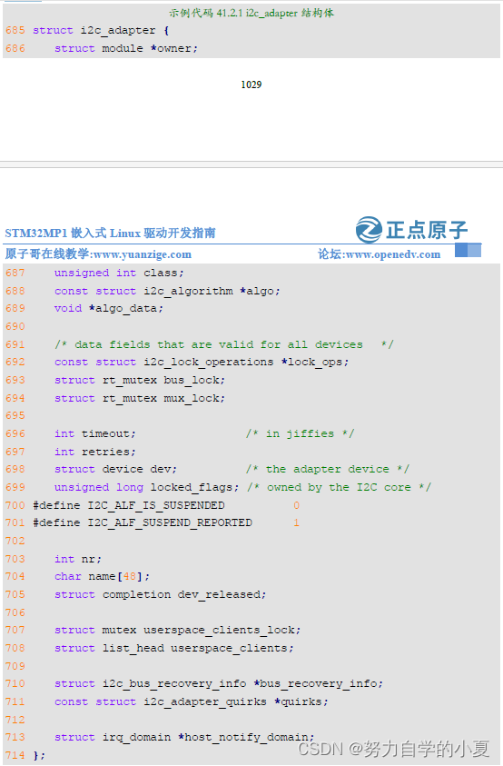 i2c_adapter结构体