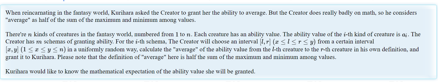 HDU - 6989 Didn‘t I Say to Make My Abilities Average in the Next Life?! 莫队/单调栈 + 线段树/ST表在线