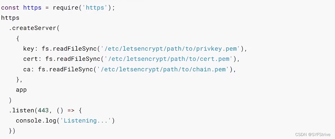 NodeJS 配置HTTPS协议证书⑩⑤