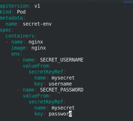 kubernetes configmap secret配置管理