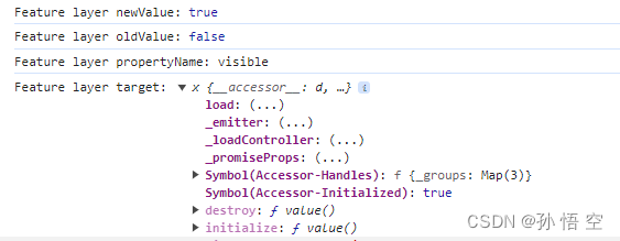 ArcGIS Maps SDK for JS：监听图层的visible属性