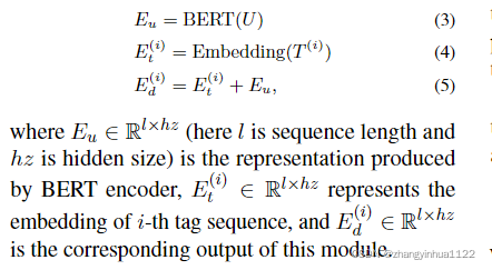 the input of denosing