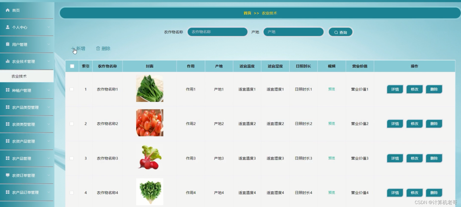 农业技术管理