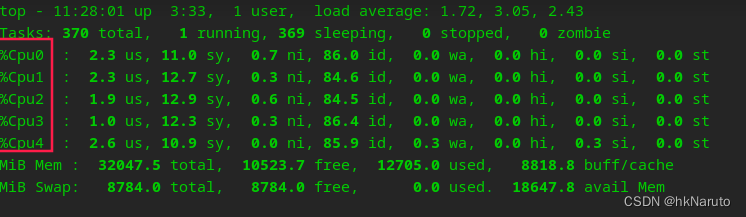 Linux 强制下线指定CPU核心 屏蔽指定CPU核心