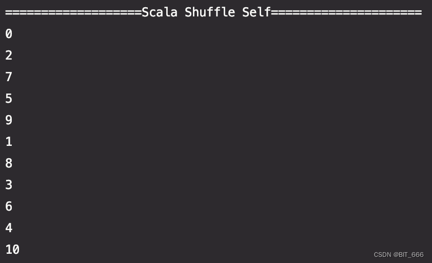 Scala/Java - shuffle 数组详解