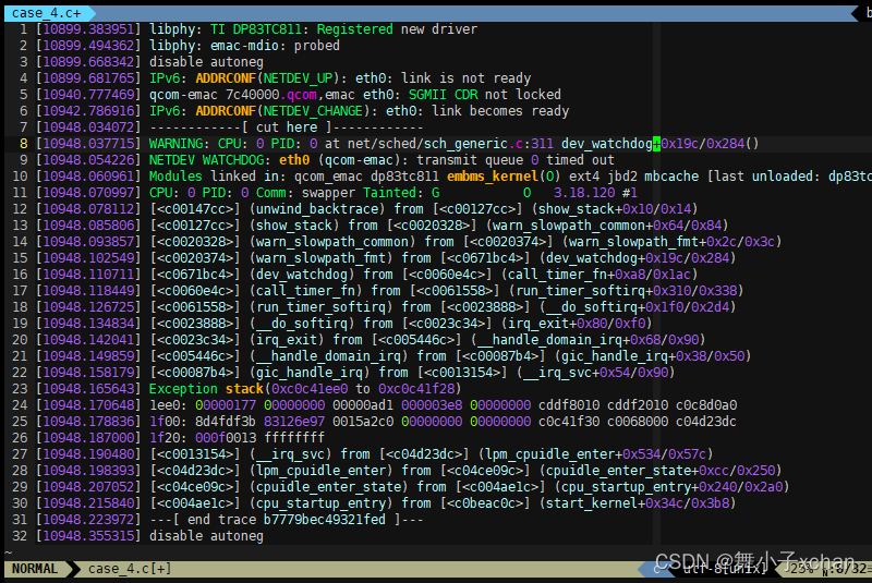 NETDEV WATCHDOG: ethx (xxx): transmit queue 0 timed out 分析