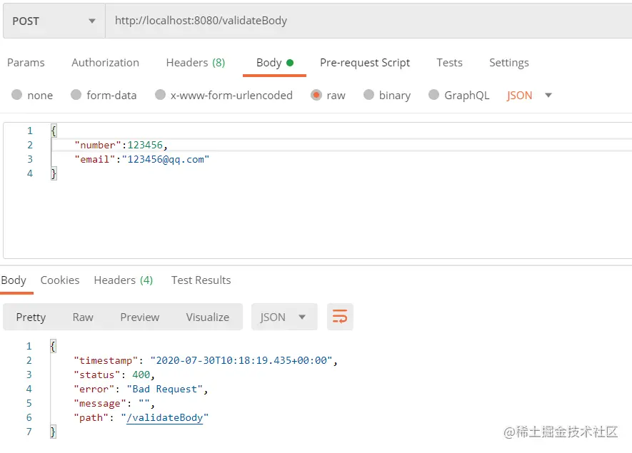 How to use JSR303 and springbootstartervalidation 忆云竹