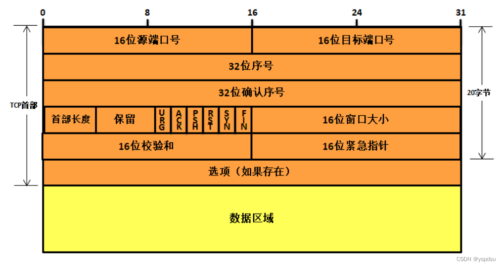 TCP报文段格式