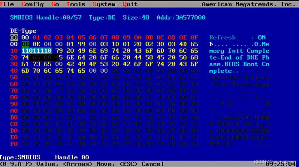 查看本机的SMBIOS