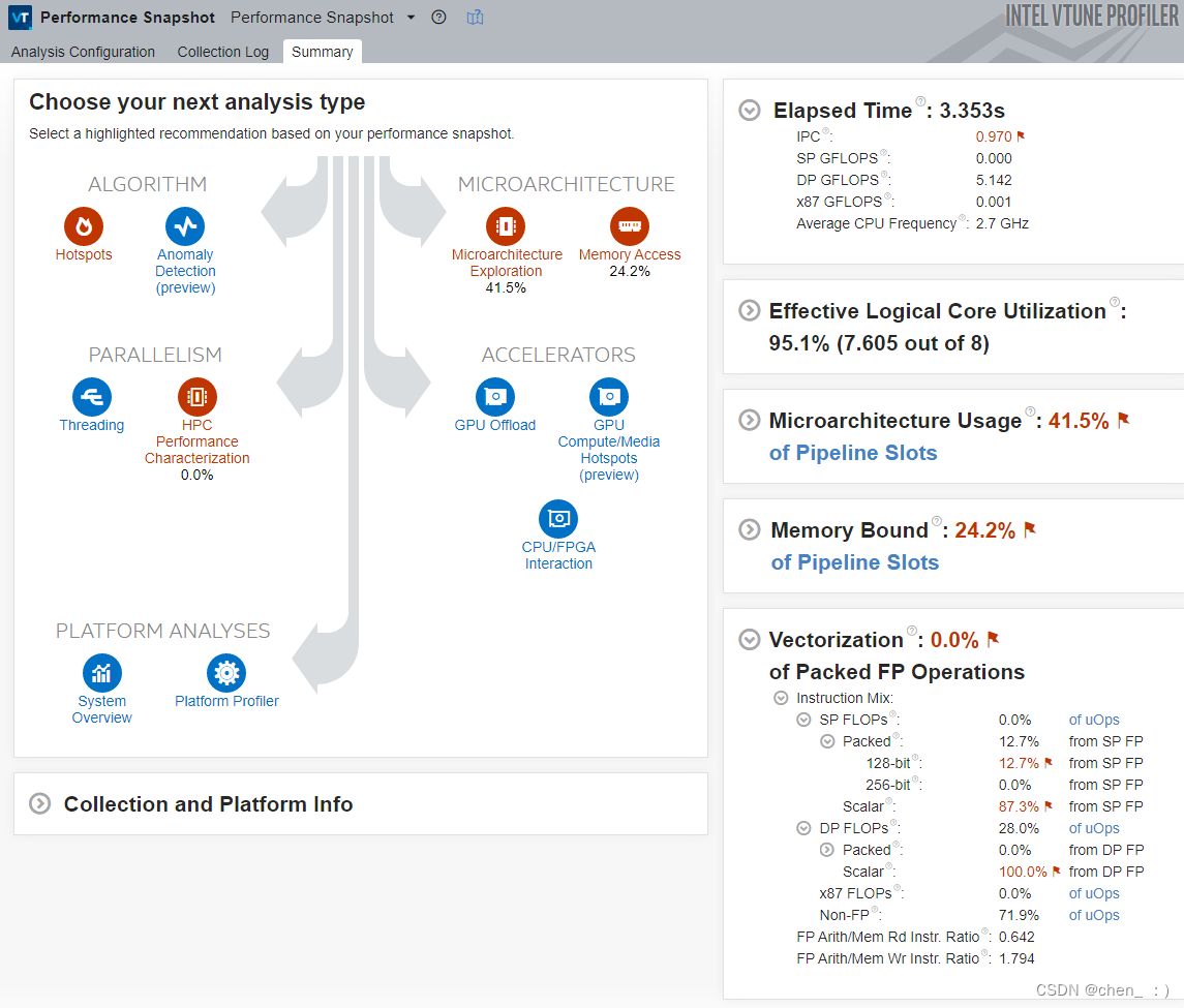 Get Started With Intel VTune Profiler（summary）_intel Vtune Profiler使用 ...