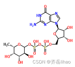 5‘-二磷酸鸟嘌呤核苷-岩藻糖二钠盐，GDP-Fucose，15839-70-0