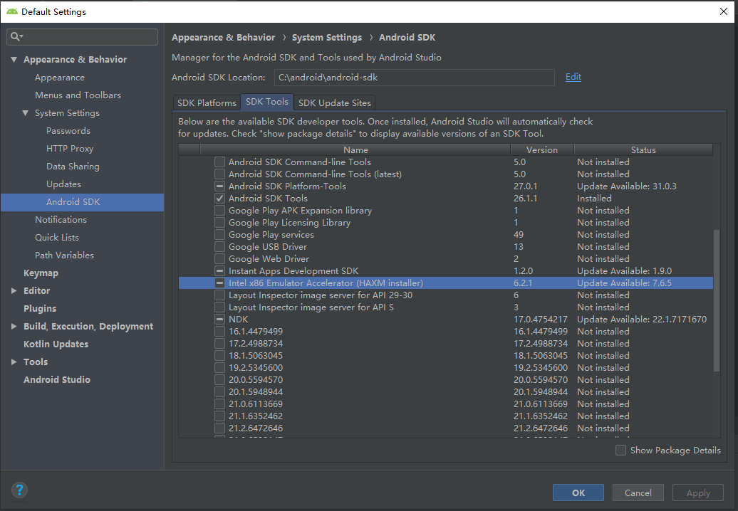 android-studio-error-executing-shell-command-pm-list-packages-csdn