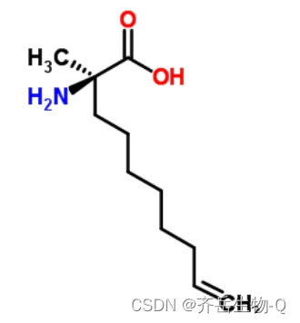 CAS:1221256-52-5 (2S)-2-氨基-2-甲基-9-癸烯酸 (2R)-2-Amino-2-methyl-9-decenoic acid