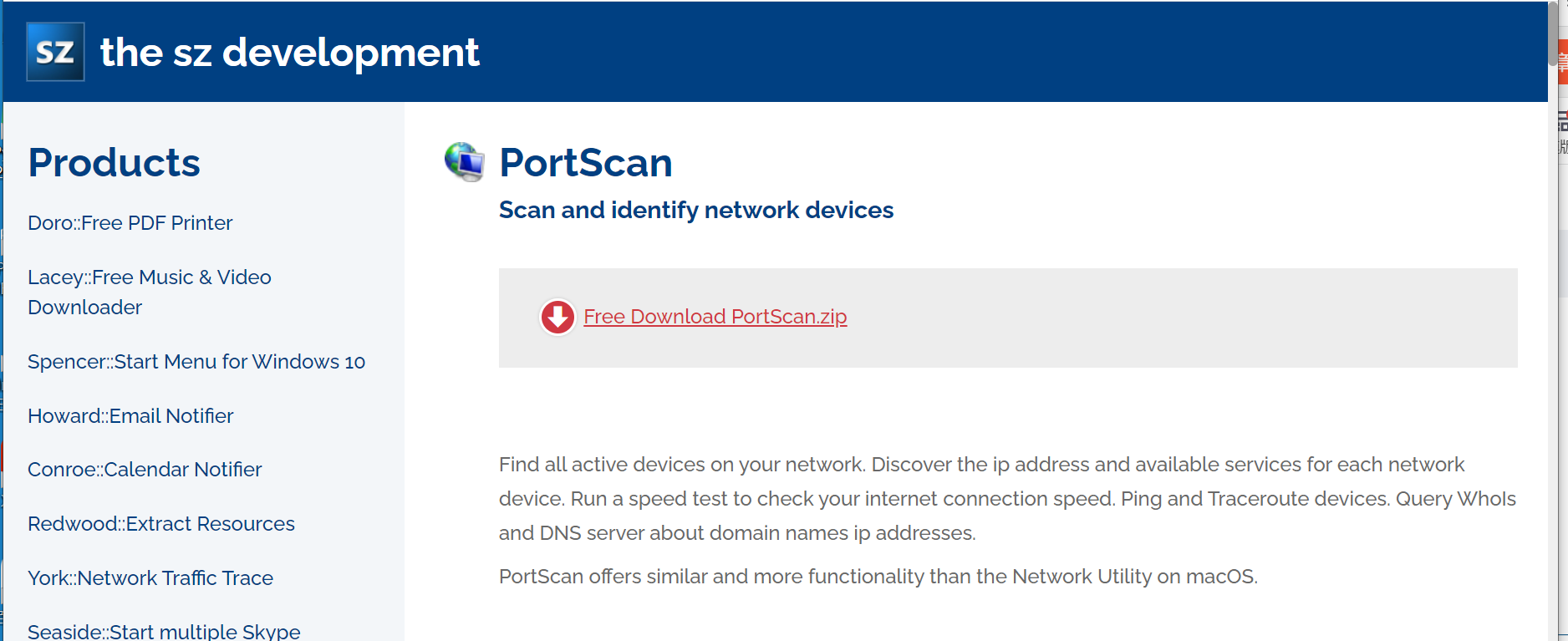 download the last version for ios PortScan & Stuff 1.95