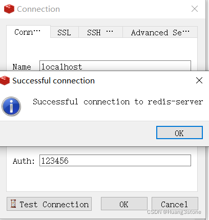 输入正确的密码就连接成功了!
