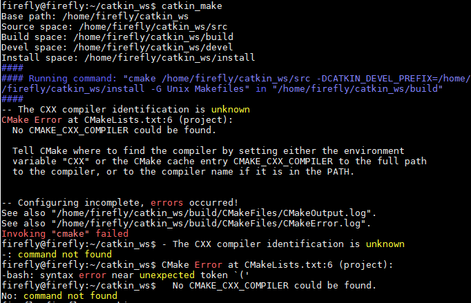 The Cxx Compiler Identification Is Unknown Cmake Error At Cmakelists.Txt:6  (Project): No Cmake__Kay880的博客-Csdn博客