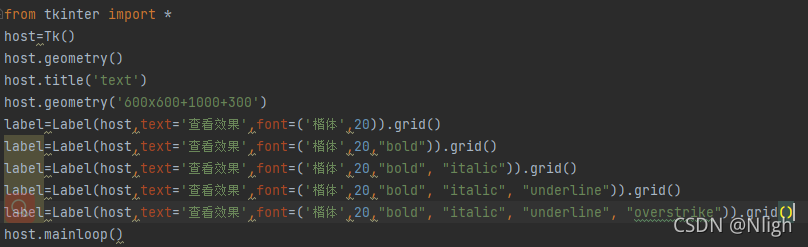 Python Tkinter控件 Label 之 font 详解_tkinter label font-CSDN博客