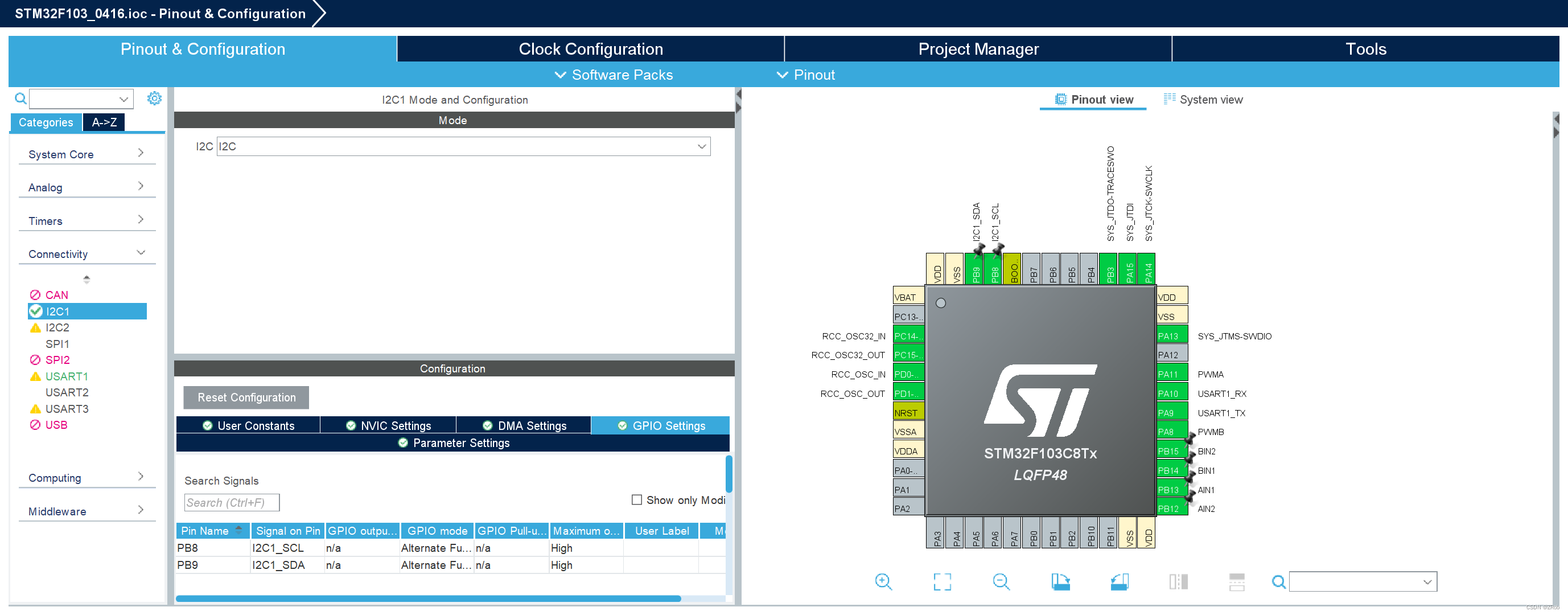 STM32HAL库 OLED显示屏的使用