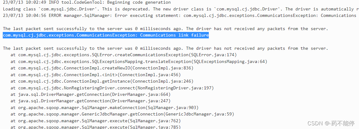 Com Mysql Cj Jdbc Exceptions Communicationsexception Communications Link Failure Csdn