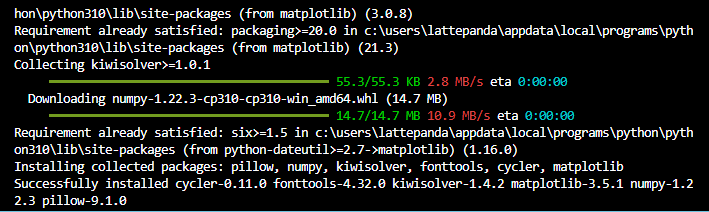 װmatplotlib 2