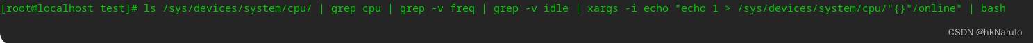 FT2000+ qemu kvm 64C64G 通过频繁设置CPU online 状态导致虚拟机假死测试用例