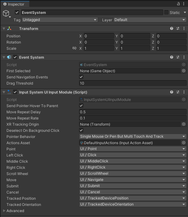 Unity之OpenXR+XR Interaction Toolkit实现 UI交互