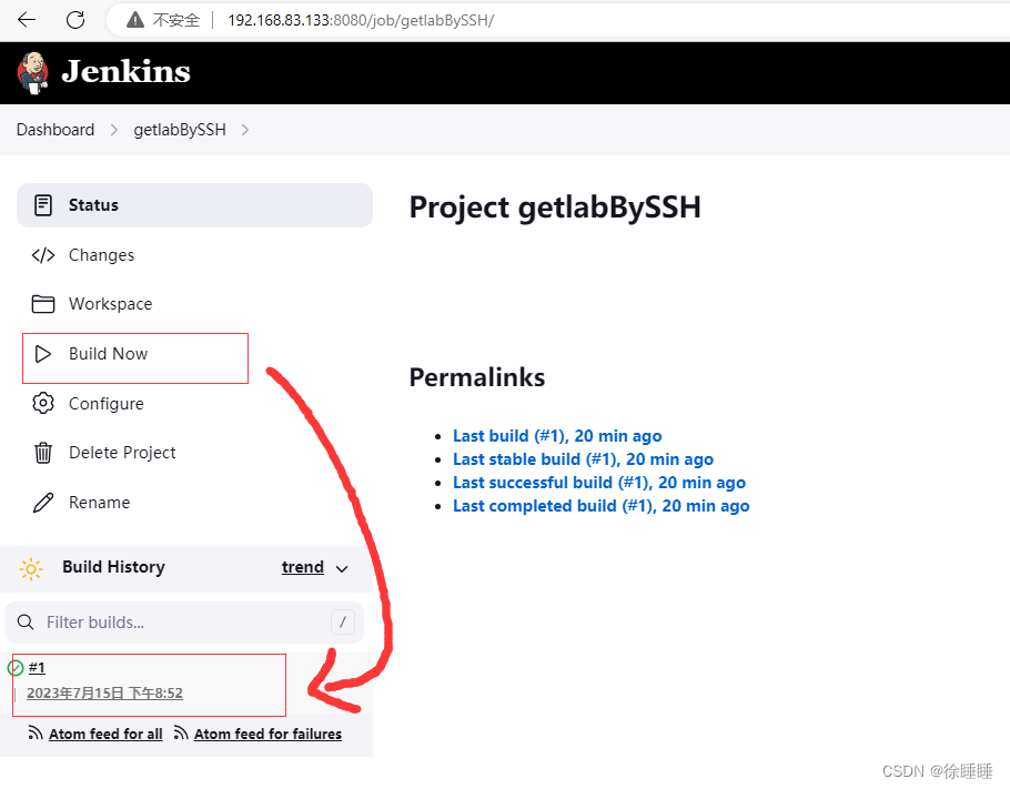 jenkins 采用ssh方式连接gitlab连接不上