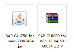 SAP ERP GUI 下载：GUI_800_for_Windows_32_64、GUI_750_for_MAC