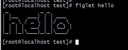 figlet 将普通终端文本转换为大字母