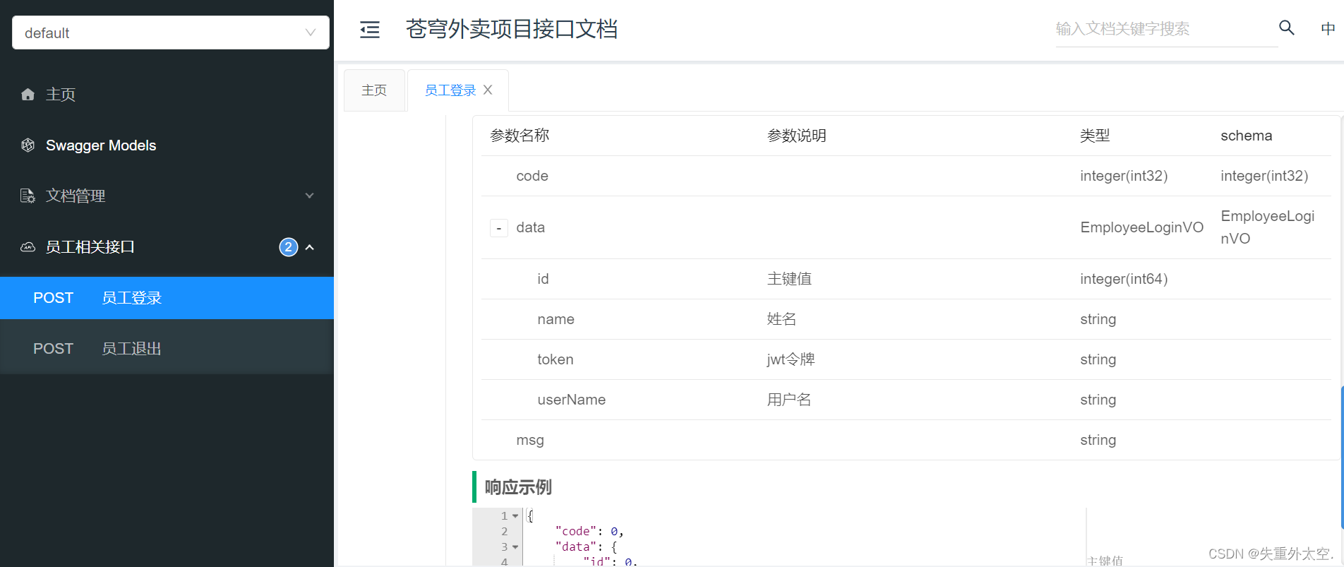 基于SpringBoot+Redis的前后端分离外卖项目-苍穹外卖(一)