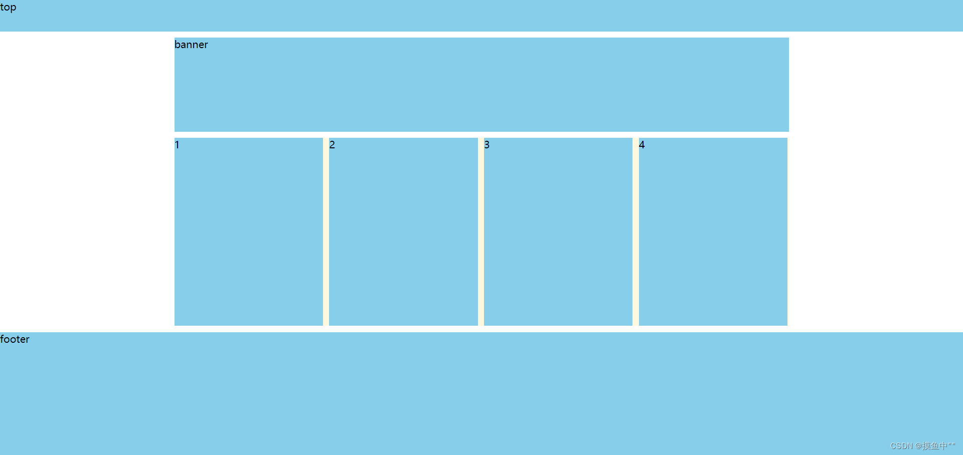 静态网页制作（html+css）、css浮动,练习（网页布局），清除浮动