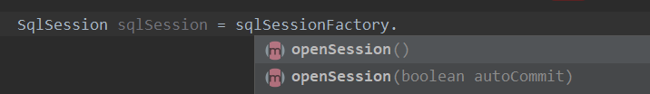 [mybatis]sqlSessionFactory.openSession()