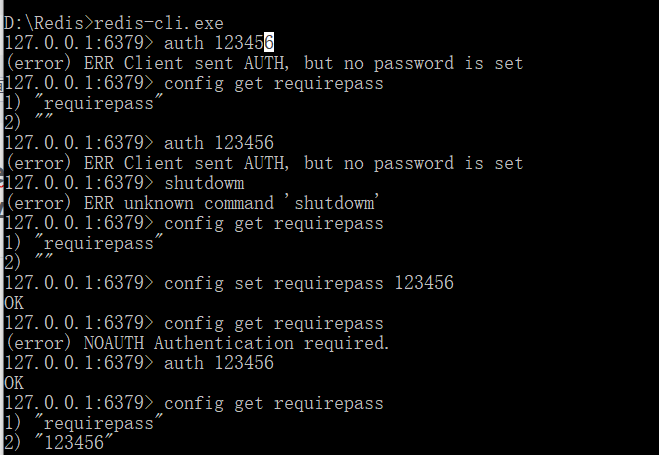 io.lettuce.core.RedisCommandExecutionException: NOAUTH Authentication required.