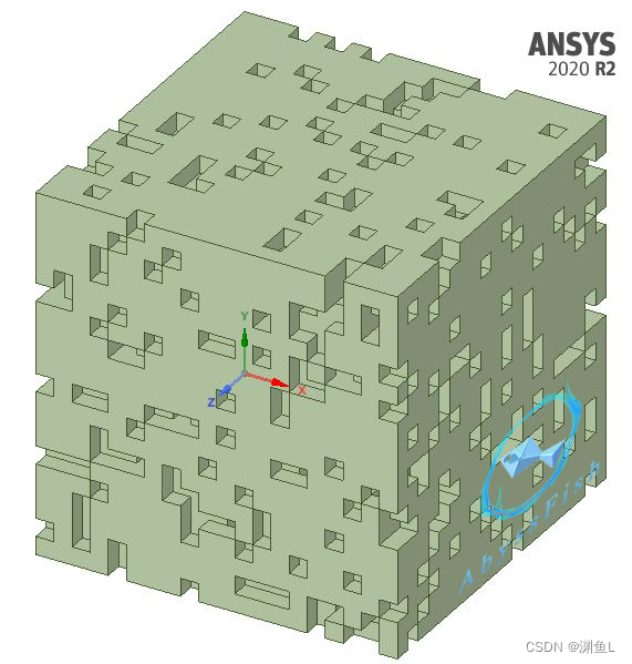 ANSYA多孔结构 孔隙结构