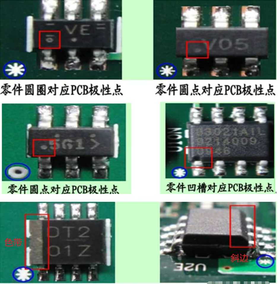 pcb电容正负极区分图解图片