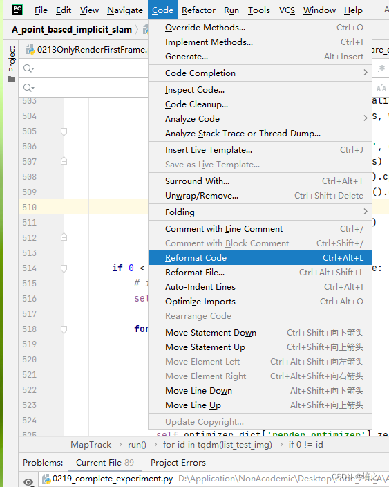 Python Pycharm Unindent Does Not Match Any Outer Indentation Level