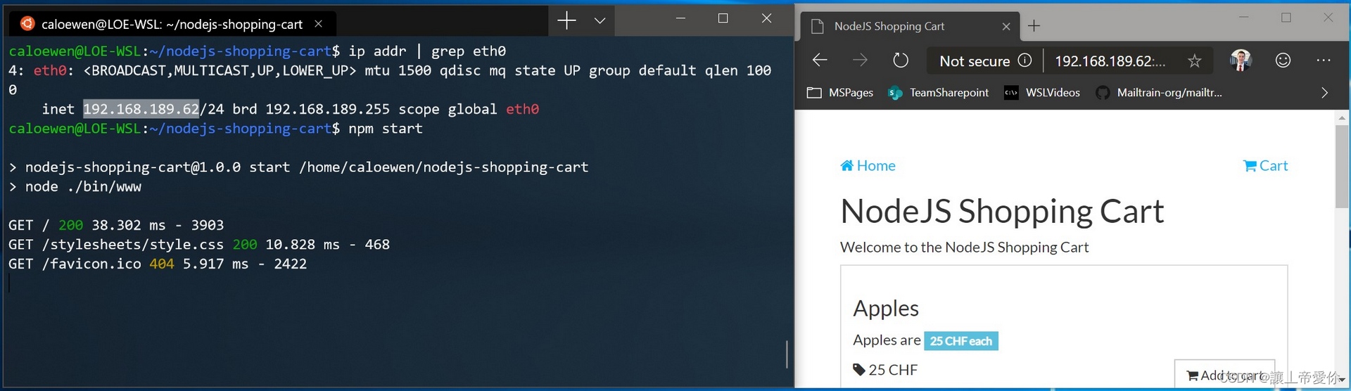 Wsl与Windows互相访问_wsl访问windows端口CSDN博客