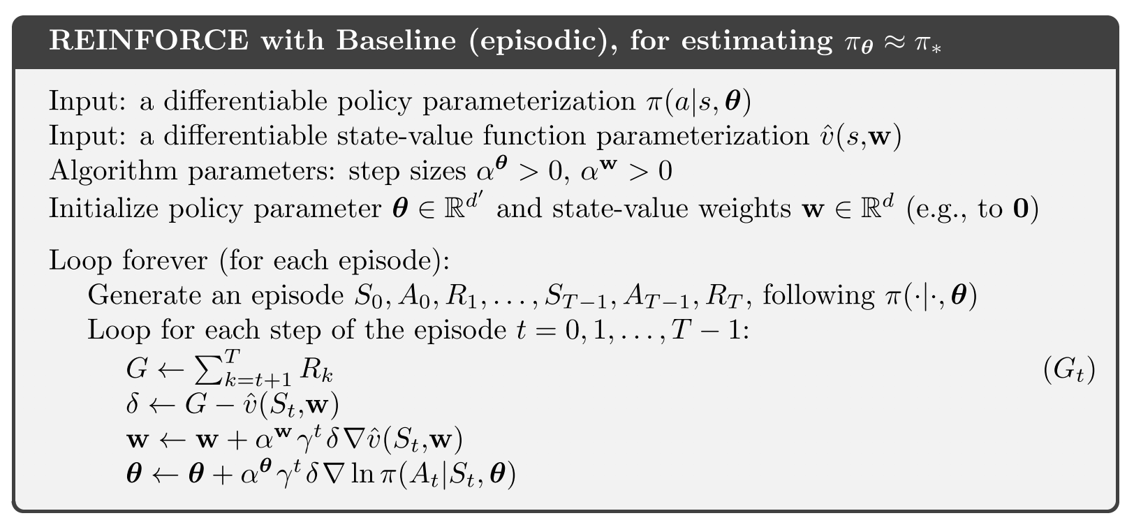 深度强化学习-带基线的策略梯度算法原理_基线算法-CSDN博客
