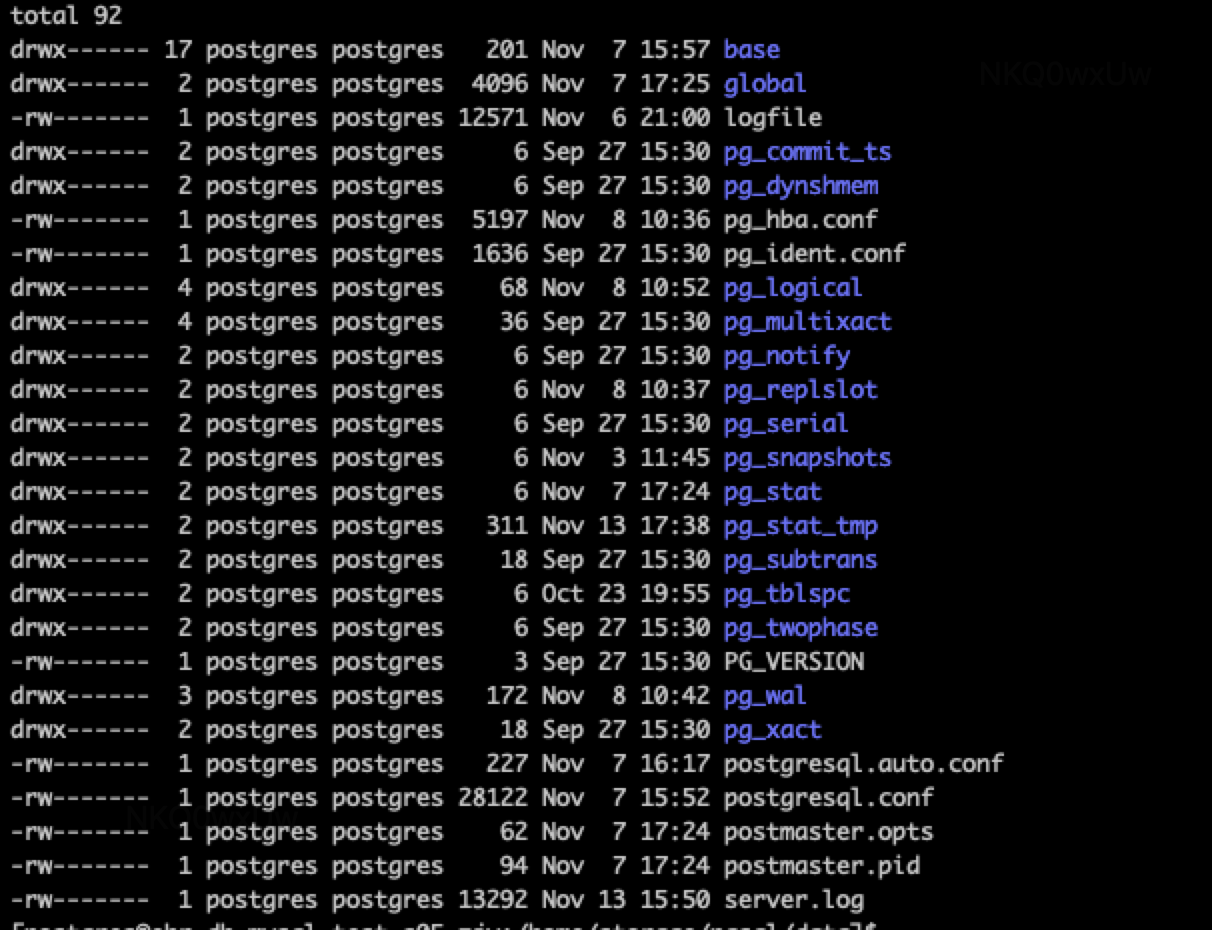 【PG】PostgreSQL 目录结构