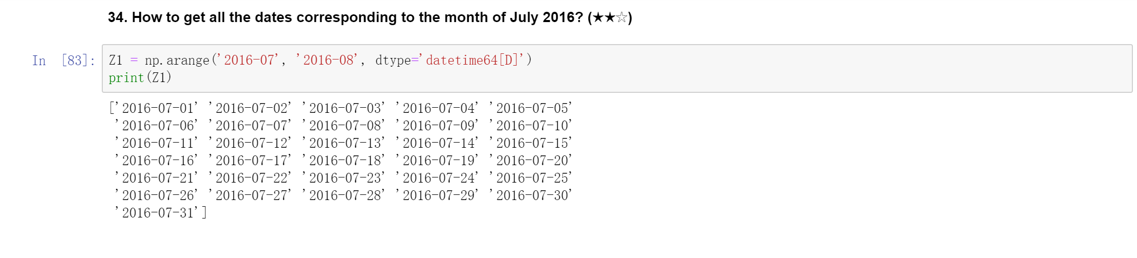 关于numpy的基本使用与练习题,相信会对你有所帮助_numpy数组练习-CSDN博客