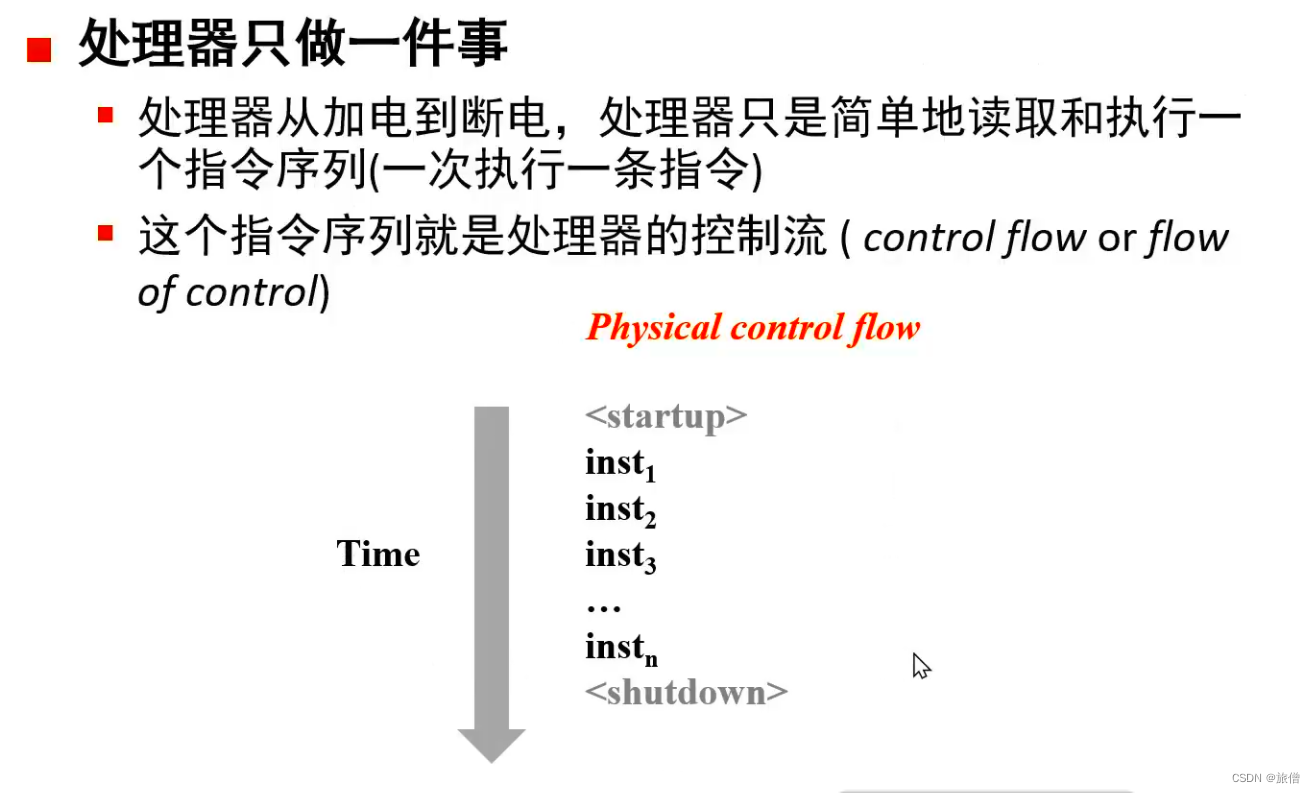 CSAPP第八章 异常控制流上课笔记(1)