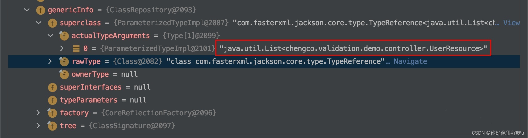 Java Jackson TypeReference获取泛型类型信息【泛型】