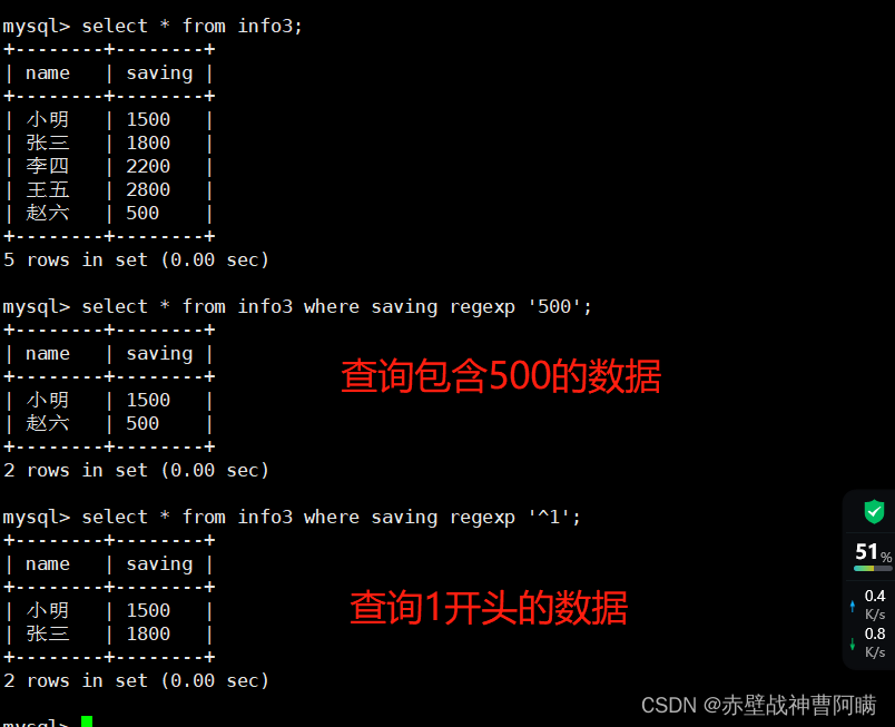 MySQL数据库——高级查询语句