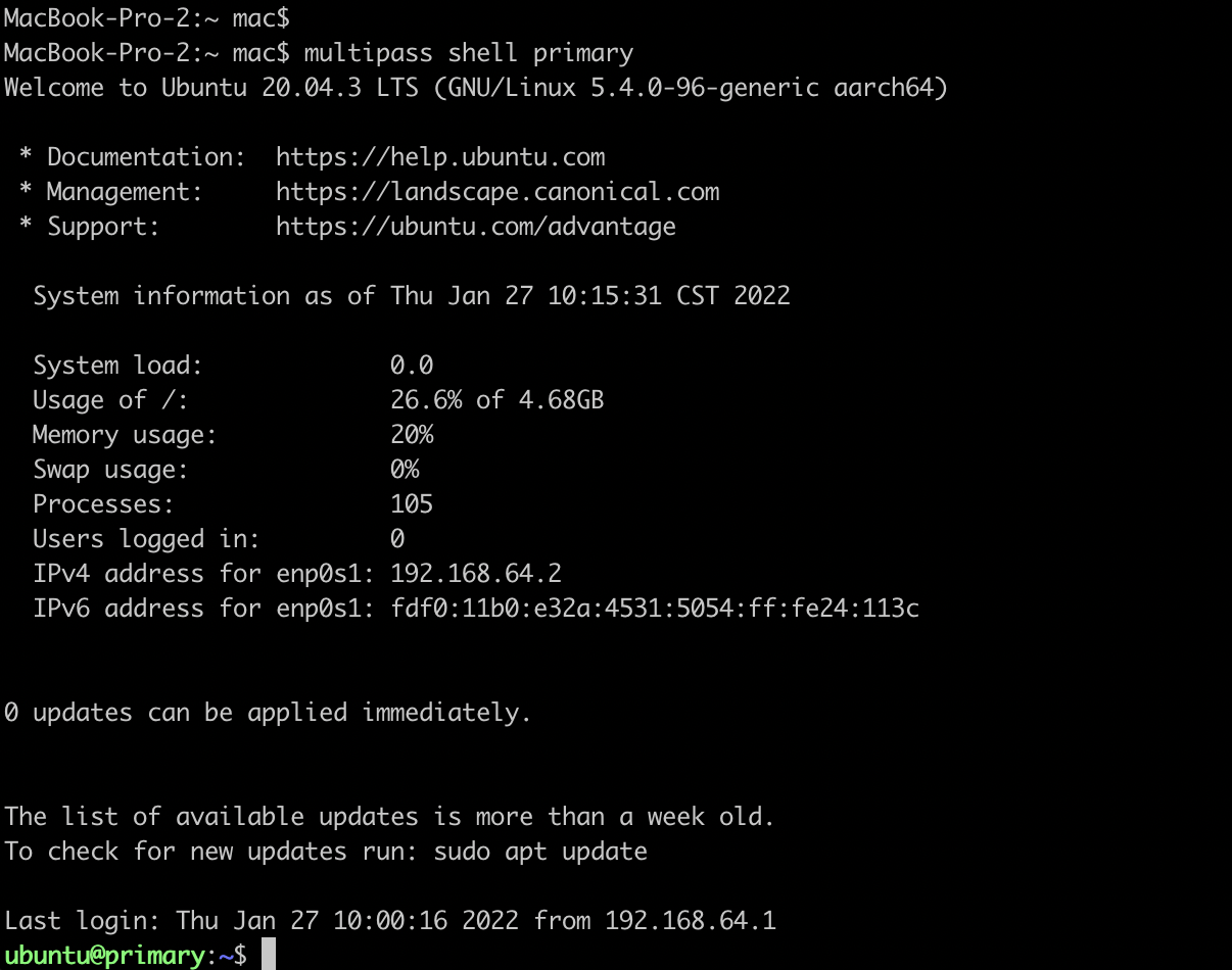 如何在 MacOS 安装轻量级虚拟机工具 Multipass_mac 轻量级虚拟机CSDN博客