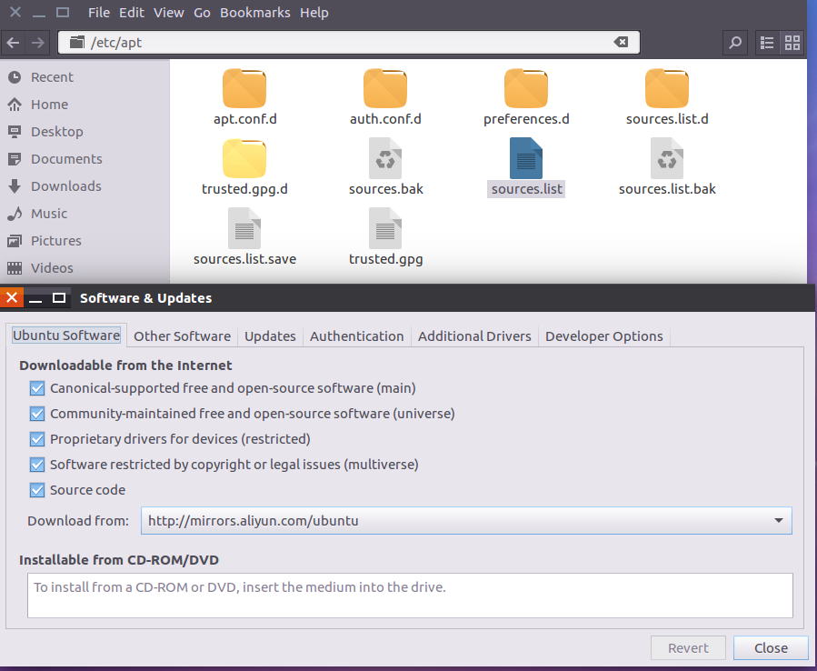 Ubuntu (Kylin) 16.04 换源阿里云_openkylin更换ubuntu kylin源CSDN博客