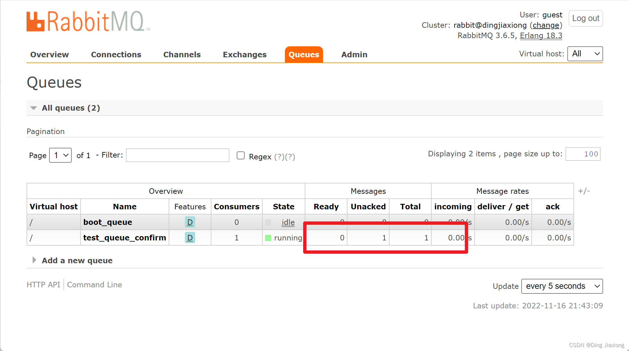 RabbitMQ 第二天 高级 7 RabbitMQ 高级特性 7.2 Consumer Ack