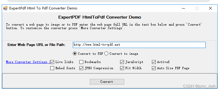 Outside ExpertPDF HtmlToPdf 转换器 17.0