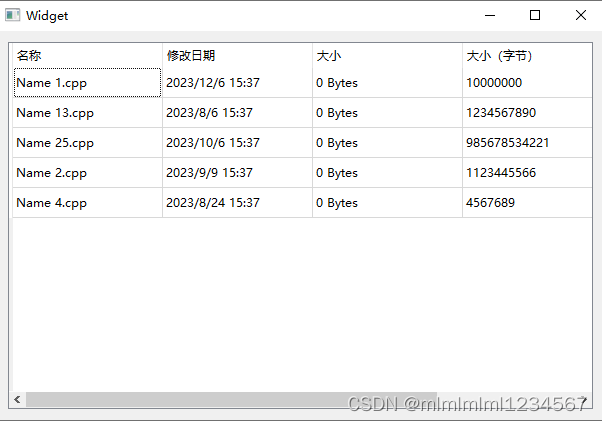 QTableView通过setColumnWidth设置了列宽无效的问题