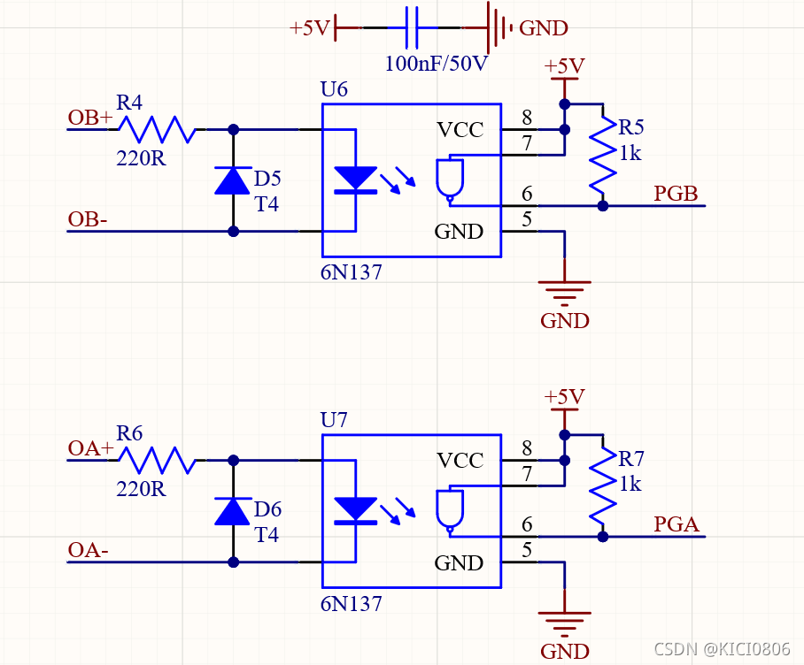 编码器差分输入
